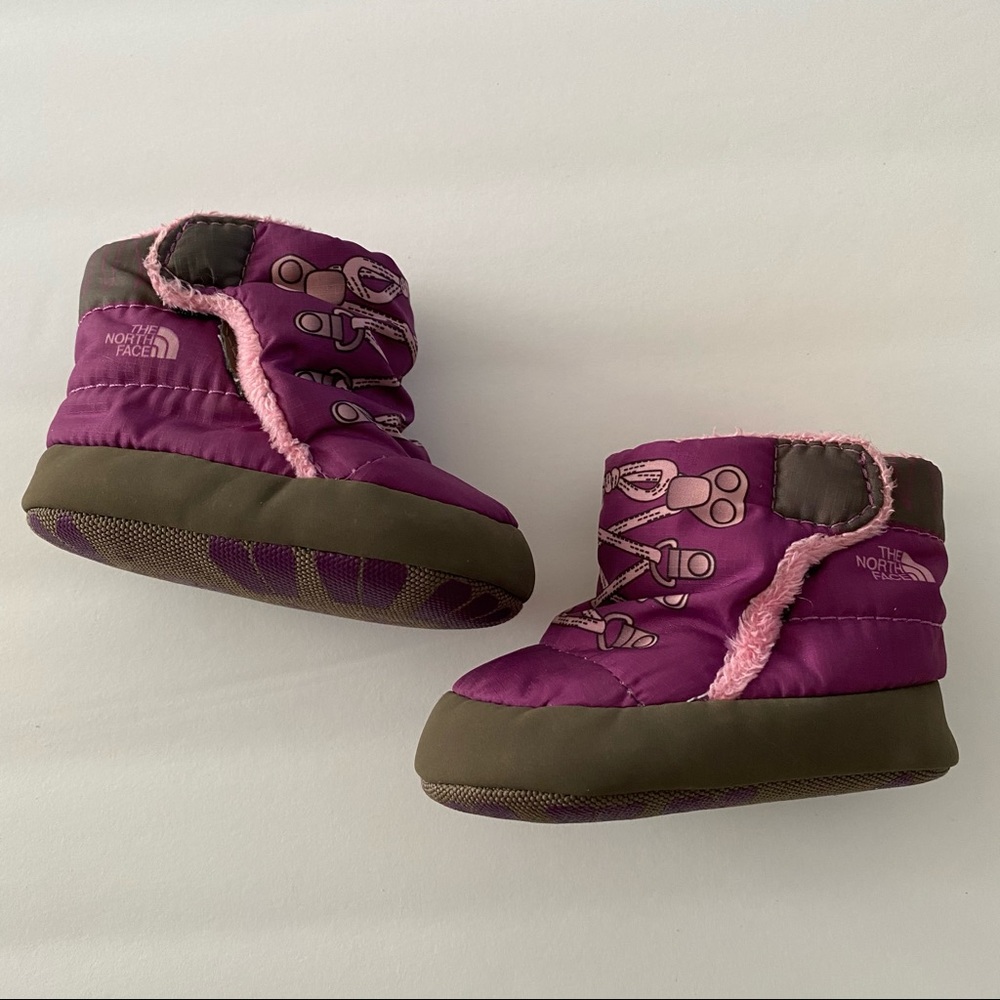The North Face Purple Baby Walker Shoes